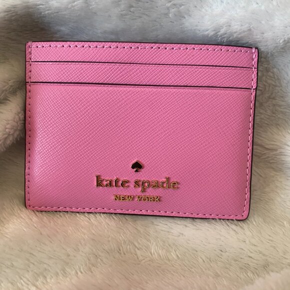 NWT Kate Spade Card Holder Pink - Picture 7 of 7